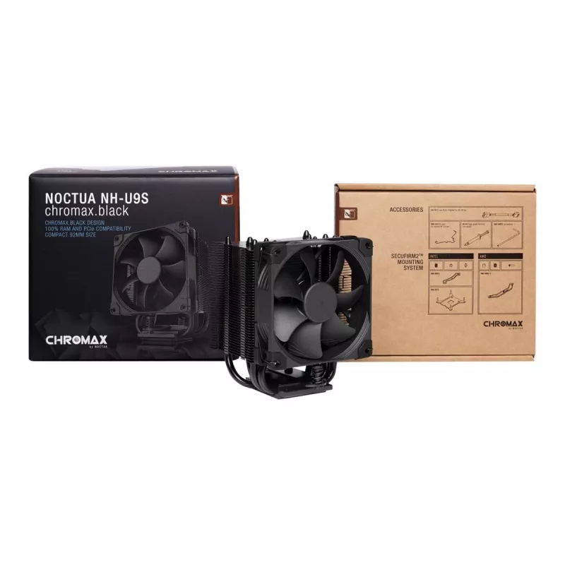 Noctua NH-U9S chromax.Juoda procesoriaus aušintuvas
