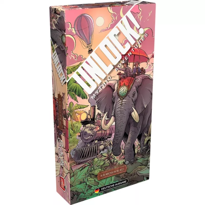 Unlock In 80 Minuten um the world, kortų žaidimas