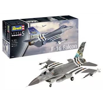 Plastikinis lėktuvo modelis REVELL F-16 Falcon 50-mečio rinkinys masteliu 1:32
