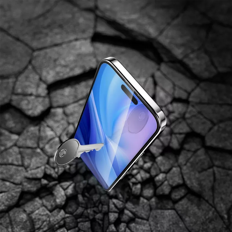 Apsauginė ekrano plėvelė 4smarts 541201, skirta iPhone 16 Pro, grūdintas stiklas
