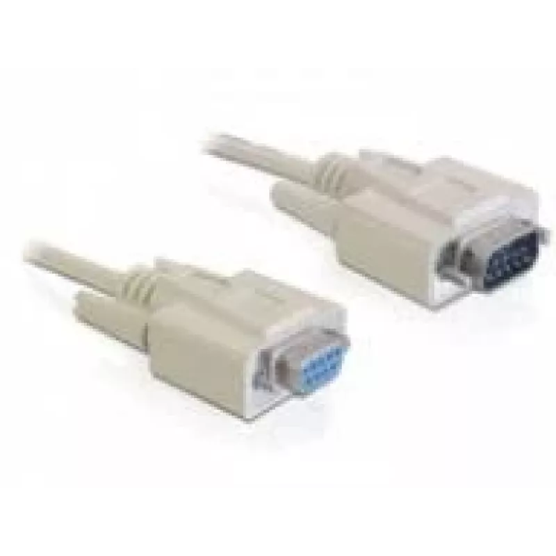 „DeLOCK RS-232“ nuoseklusis laidas 1 m smėlio spalvos DB-9 82984