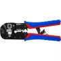 Knipex 97 51 13 kabelių užspaudiklis Užspaudimo įrankis Juoda, Mėlyna, Raudona
