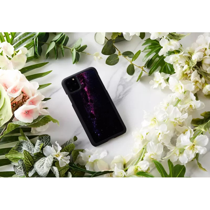 Išmaniojo telefono dėklas iKins, skirtas iPhone 11 Pro Max — pieno kelio juoda