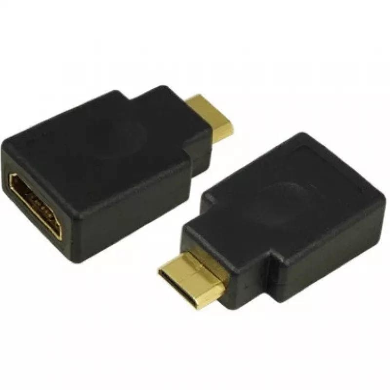 HDMI-C į HDMI-A jungties adapteris LogiLink AH0009, juodas