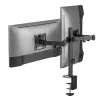 Monitoriaus sieninis laikiklis SBOX LCD-352/2-2 13–32 colių ekranams, dviguba svirtis, 2×8 kg apkrova, VESA 100×100
