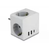 Maitinimo kištuko adapteris Type F DeLOCK 11496 2 USB prievadai 5V 2.4A 3A