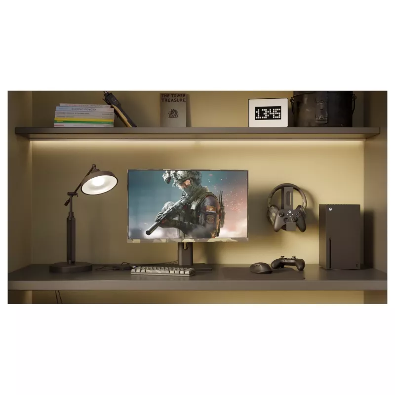 JAPANNEXT JN-IPS238FHD200F-HSP-CAMO kompiuterio monitorius 61 cm (24 col.) 1920 x 1080 taškų Full HD LCD juodas