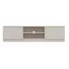 TV spintelė MALWA 140, top e shop — 1400×400×360 mm, kašmyro laminatas, 2 durelės, 1 lentyna