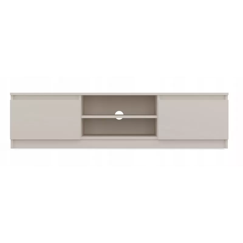 TV spintelė MALWA 140, top e shop — 1400×400×360 mm, kašmyro laminatas, 2 durelės, 1 lentyna