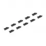 DeLOCK 64243 lizdo apsauginis dangtelis USB Micro-B juodas 10 vnt.