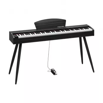 Skaitmeninis pianinas Kruger & Matz KMDP-45P-BK — matinė juoda apdaila, svertiniai klavišai