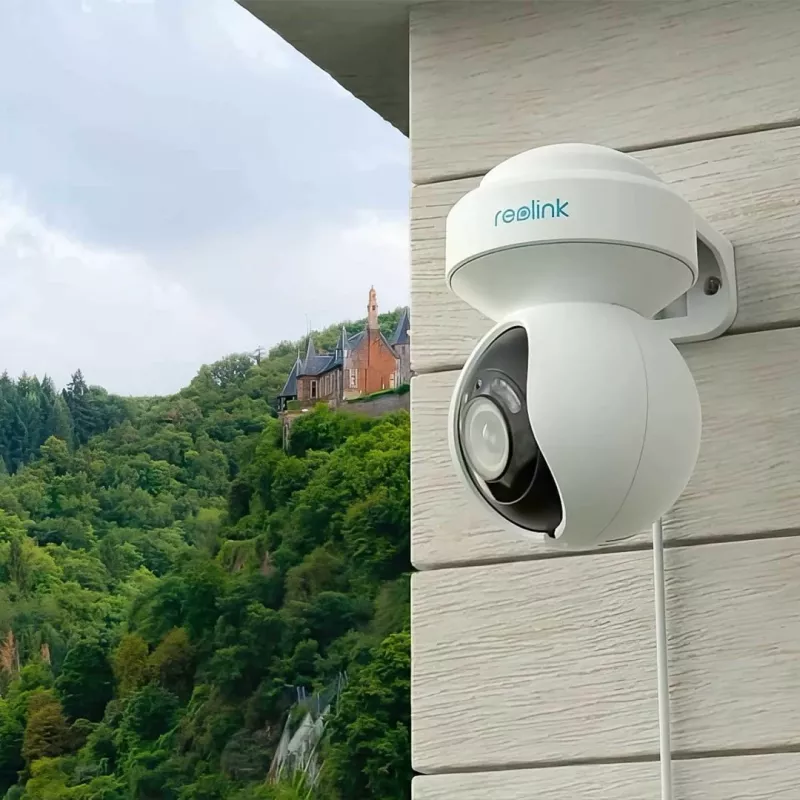 Reolink E Series E540 - 5MP lauko Wi-Fi kamera, asmens/transporto priemonės/gyvūno aptikimas, pasukimas/palenkimas, 3X optinis priartinimas