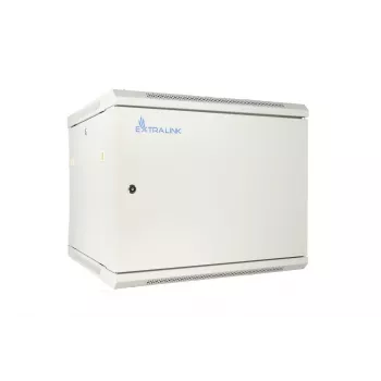Extralink montuojama spinta 12U 600x450 ASP pilka, montuojama prie sienos, metalinės durys