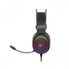 Havit GAMING HEADPHONE RGB Juoda 2016D ausinės, laidinės, galvos juostos