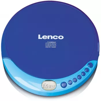 Nešiojamasis CD grotuvas Lenco CD-011 mėlynas