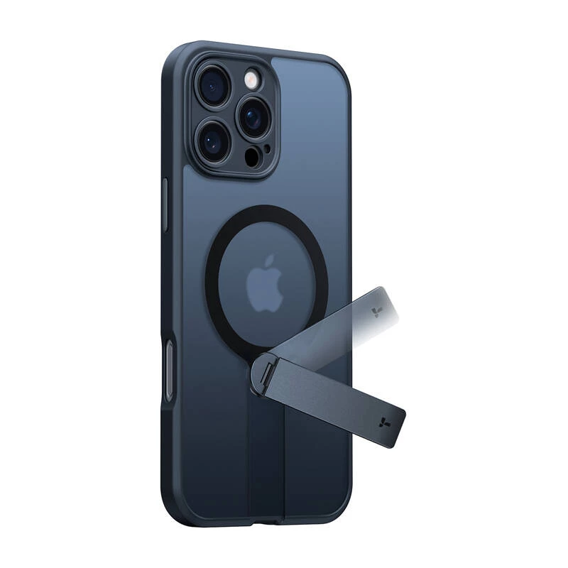Torras Pstand Spin dėklas, skirtas iPhone 16 Pro Max (juodas)
