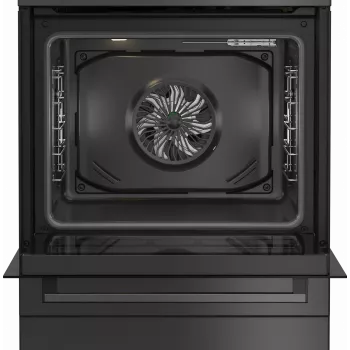Įmontuojama dujinė kaitlentė su elektrine orkaite BEKO FBM62330GADSN 60 cm, pilka, energijos klasė A