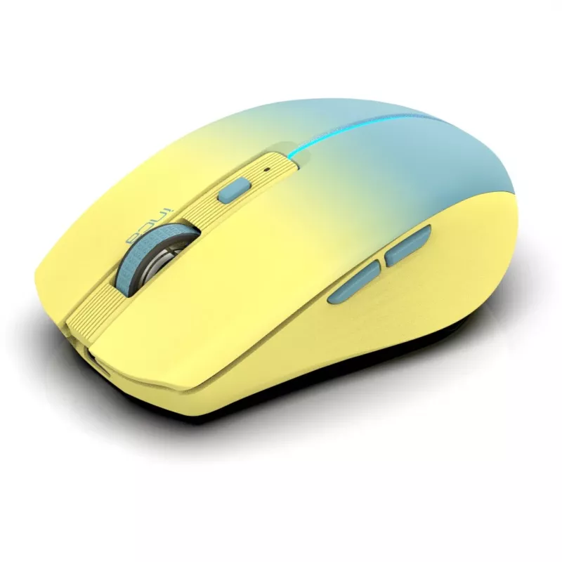 Cian Technology GmbH INCA pelė IWM-511RS Blt+Wrls RGB pagrindinė spalva Geltona