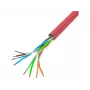 Tinklo kabelis LANBERG LCU5-10CC-0305-R U/UTP Cat5e 305 m raudonas CCA PVC