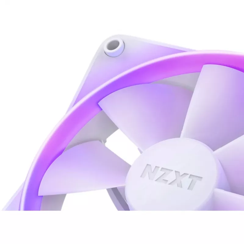 NZXT F140 RGB 140 mm dviguba pakuotė, balta