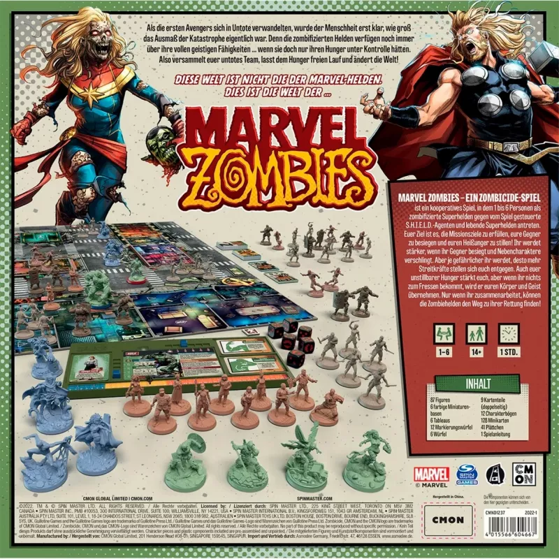 Marvel Zombies: A Zombicide Game, stalo žaidimas
