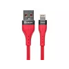 Laidas USB A-Lightning 1m raudonas