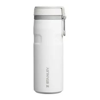 Termo butelis STANLEY Iceflow Daily usage 470 ml, nerūdijantis plienas, atverčiamas dangtelis, baltas