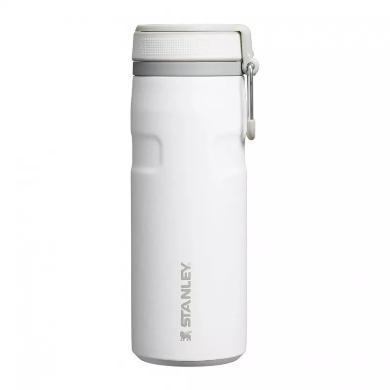 Termo butelis STANLEY Iceflow Daily usage 470 ml, nerūdijantis plienas, atverčiamas dangtelis, baltas