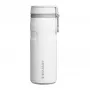 Termo butelis STANLEY Iceflow Daily usage 470 ml, nerūdijantis plienas, atverčiamas dangtelis, baltas