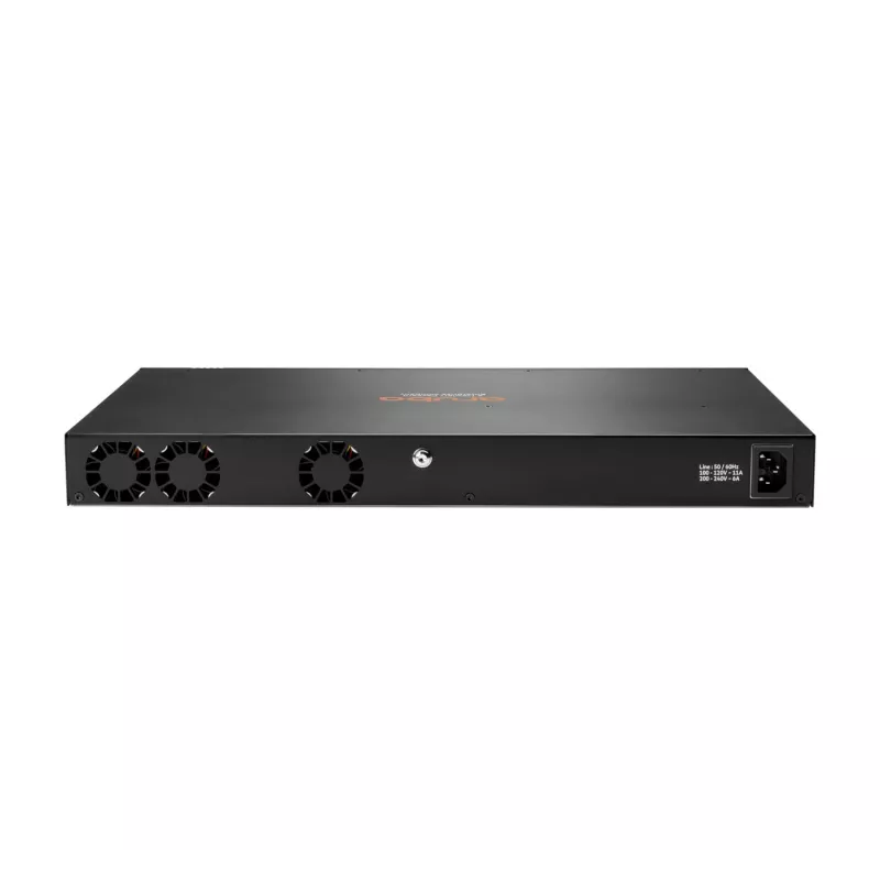 HPE - Aruba Series - Aruba 6300F - komutatorius - L3 - valdomas - 24 x 10/100/1000 + 4 x 1 Gigabitas / 10 Gigabitų / 25 Gigabitų / 50 Gigabitų SFP56 (jungtys / stack'inimas) priekyje ir šone