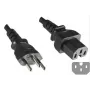 Microconnect PE160518 maitinimo kabelis Juoda 1.8 m C15 jungtis
