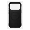 Mobiliojo telefono dėklas Nomad Rugged Leather Case, skirtas Apple iPhone 17 Pro, oda/TPU/PC/aliuminis, tinka 16 cm (6,3 colio) ekranams, juodas
