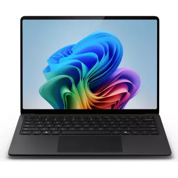 Microsoft Surface Laptop 7 Copilot+ PC Qualcomm Snapdragon X1E-80-100 38,1 cm (15) Jutiklinis ekranas 16 GB LPDDR5x-SDRAM 1 TB SSD Wi-Fi 7 (802.11be) Windows 11 Home Juoda (ZYT-00030)