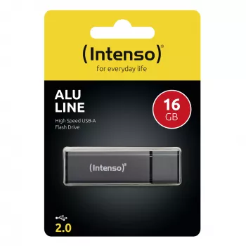 ATMINTIES ĮRENGINYS FLASH USB2 16 GB/ANTRACITAS 3521471 INTENSO