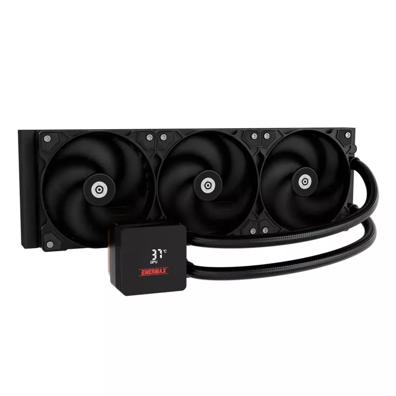 Skysčio aušinimo rinkinys Enermax ELC-LMIV360-SF 12 cm Juodas