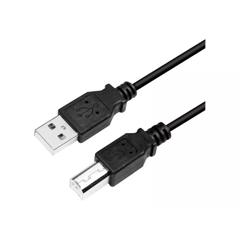USB laidas LogiLink CU0009B 5 m USB A USB B Juodas