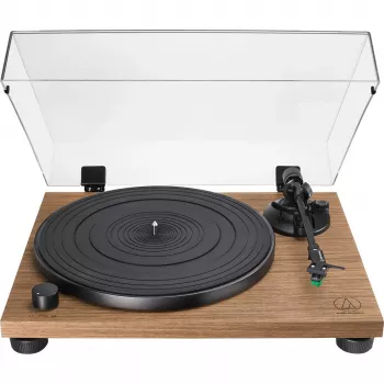 AT-LPW40WN, patefonas juodas/medis, integruotas fono korektorius, rankinis valdymas