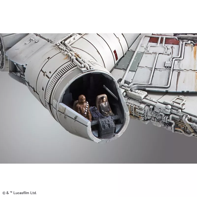 REVELL Millennium Falcon modelio rinkinys 1:144 masteliu — plastikinis surenkamas erdvėlaivis