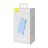 Nešiojama išorinė baterija Baseus Airpow 10000 mAh, 20W, LiPo, USB-C + USB-A, mėlyna