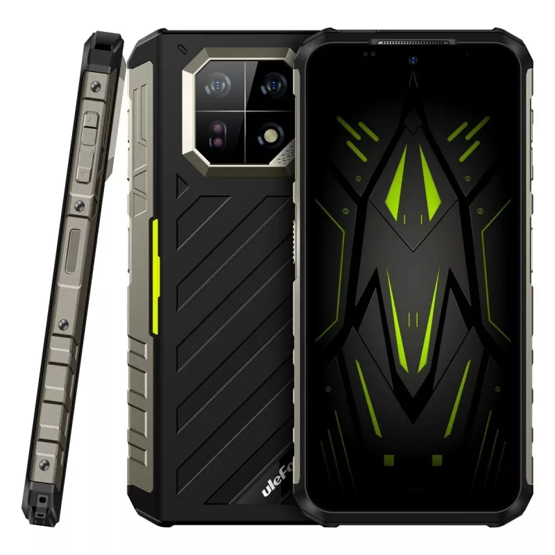Patvarus išmanusis telefonas UleFone Armor 22 4G, 9 GB RAM, 128 GB atminties, IP69K, žalias