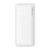 Baseus Airpow ličio polimerų išorinė baterija 10000 mAh 20 W Balta