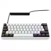 Sharkoon SGK50 S4 klaviatūra Namų USB QWERTZ Vokiečių Balta RGB LED 60%