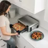 Ninja SP101 Single 10 L atskira 2400 W karšto oro gruzdintuvė juoda, nerūdijantis plienas