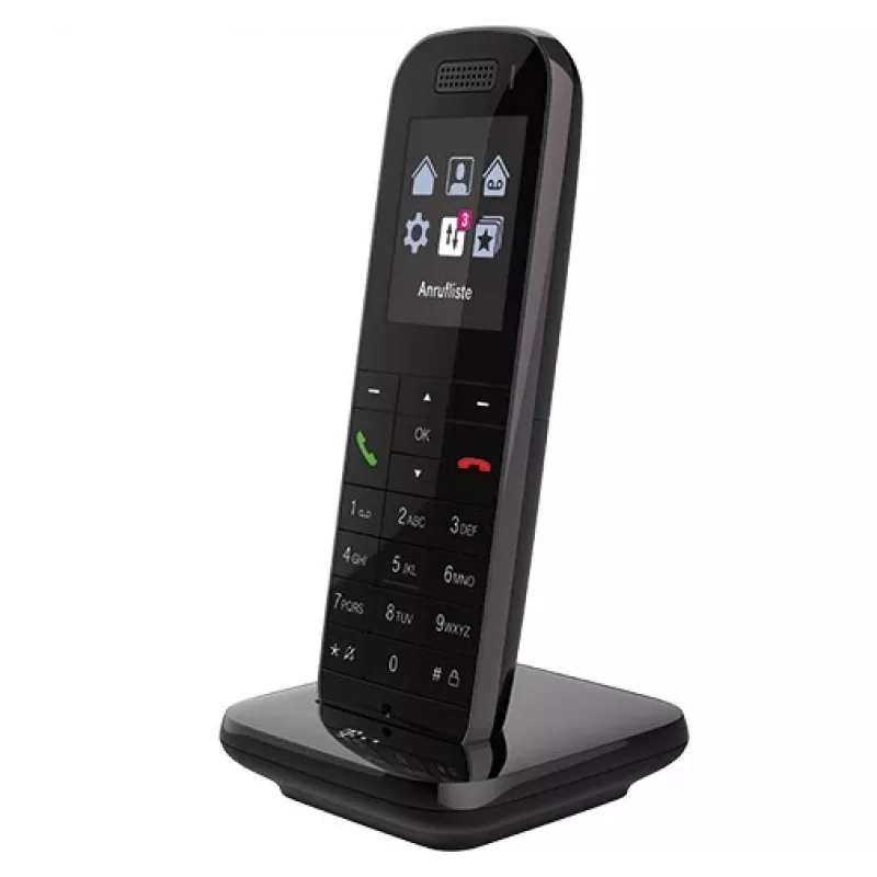 Telekom Speedphone 52 DECT telefonas su skambinančiojo ID Juoda