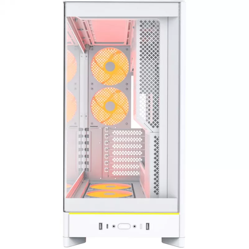 PC korpusas Montech HS02 PRO Midi Tower baltas