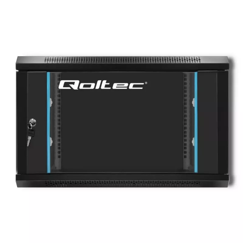 Qoltec 54462 RACK spinta 19 | 6U | 600 x 370 x 450