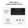 Mechaninė 80% QWERTY klaviatūra Keychron Q3 Ultra 8K – Bluetooth ir laidinė, RGB apšvietimas, juoda