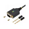 StarTech.com 4 m dviejų prievadų USB–serijinė sąsaja adapterio kabelis, keičiami DB9 varžtai/veržlės, COM išsaugojimas, USB-A į DB9 RS232, FTDI, 4 lygio ESD apsauga, Windows/macOS/ChromeOS/Linux – tvirta TPE konstrukcija