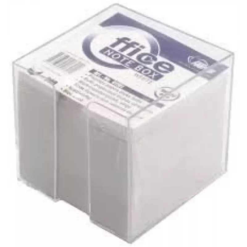 Notes Forpus, 9x9 cm, balta, neklijuota, su viršeliu (800) 0716-005