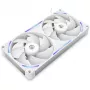NZXT F280X RGB 140mm ARGB korpuso ventiliatoriai – balti, 2 vnt. pakuotėje